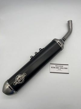 Scalvini KTM 250 SX (17-18) - Silenziatore Marmitta Scarico Nero-Acciaio