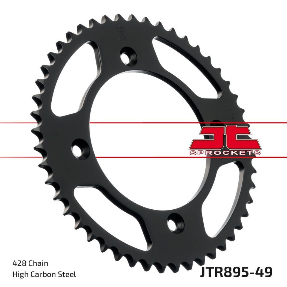 Corona JT acciaio Gasgas 85 MC (21-24) 49 denti passo 428