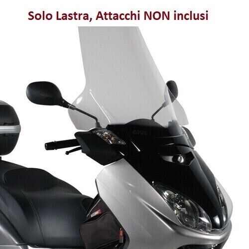 KAPPA Lastra Parabrezza Trasparente Spoiler Per Yamaha X-MAX 125 2005-2009