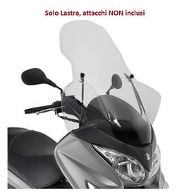 KAPPA Parabrezza Trasparente Solo Lastra Per Suzuki Burgman 125 ABS 2014-2021