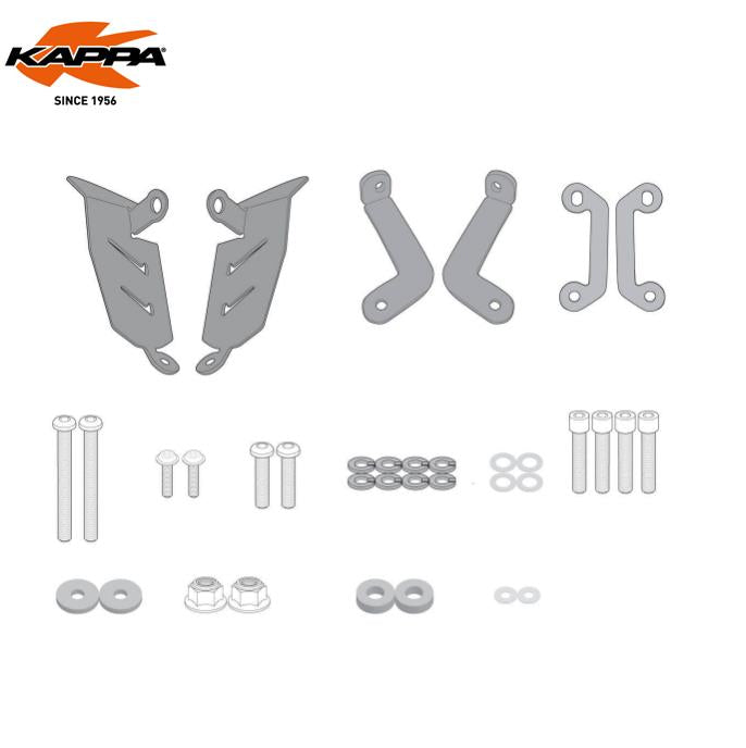 KAPPA Kit Montaggio Per Telaietto TE2140K Per Yamaha MT-07 2018-2020