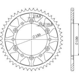 CORONA IN ACCIAIO P520 - Z42 PER HONDA 650 FMX 2005-2006