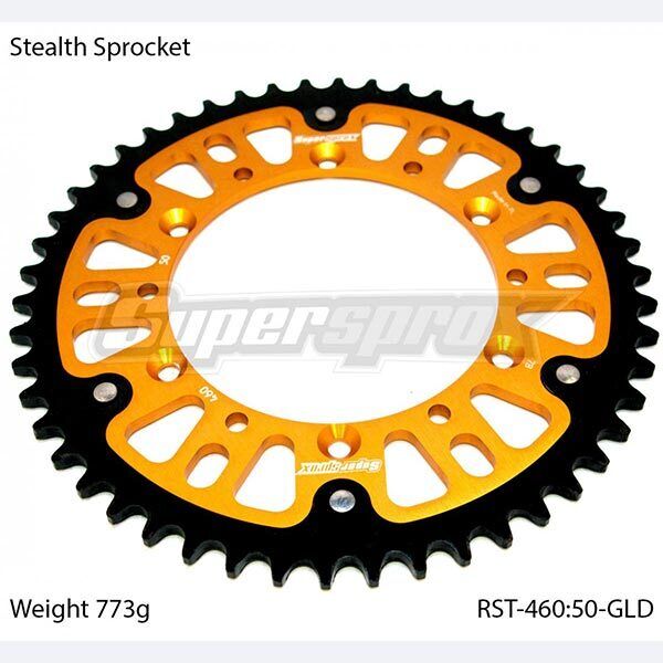 CORONA STEALTH RST-460:50-GLD PER KAWASAKI 450 KXE F (Italia) 2009-2009