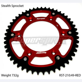 CORONA STEALTH RST-210:49-RED PER HONDA 450 CRF RX 2017-2024