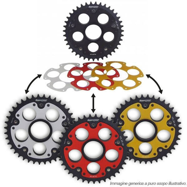 CORONA EDGE RSA-737_525:38-KIT PER DUCATI 1198 1198 SP 2011-2011