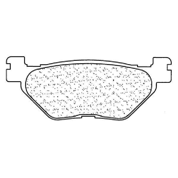 CL MSC PASTIGLIE FRENO 1 PINZA POST per YAMAHA 500 XP T-Max 2001-2003