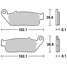 183HM SBS PASTIGLIA FRENO ANT per HONDA 125 NSS FORZA ADF 2015-2020