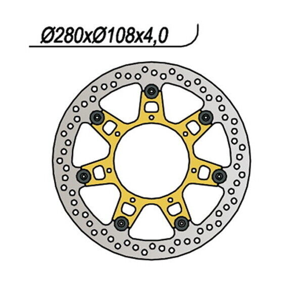 024 NG DISCO FRENO ANT per RIEJU 50 RS 2 Matrix 2003-2003