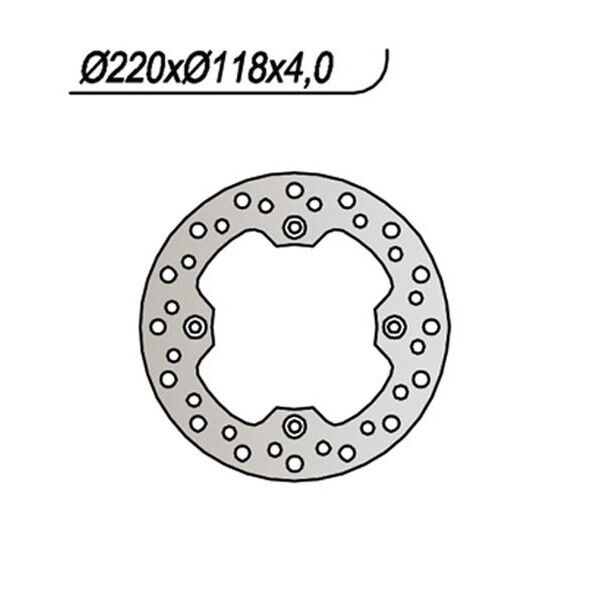 044 NG DISCO FRENO POST per SUZUKI 350 DR SE 1994-1997