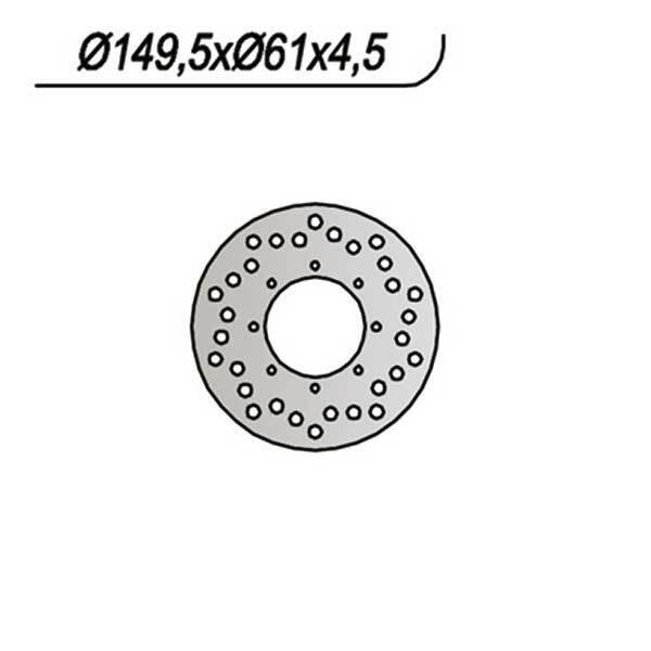 047 NG DISCO FRENO POST per POLARIS 400 Sportsman 2001-2002