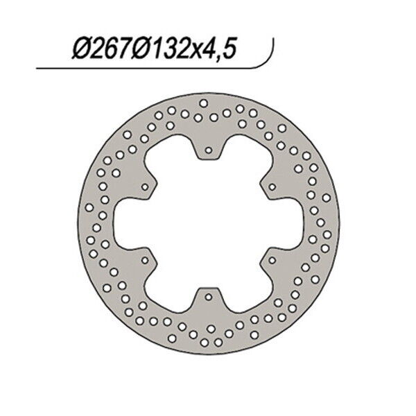 054 NG DISCO FRENO ANT per YAMAHA 600 XT Z Ténéré 1984-1990