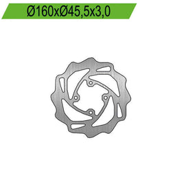 1026 NG DISCO FRENO POST per KTM 65 SX 1998-2023