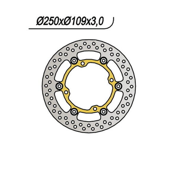 1031 NG DISCO FRENO ANT per KAWASAKI 450 KXE F (Italia) 2006-2010