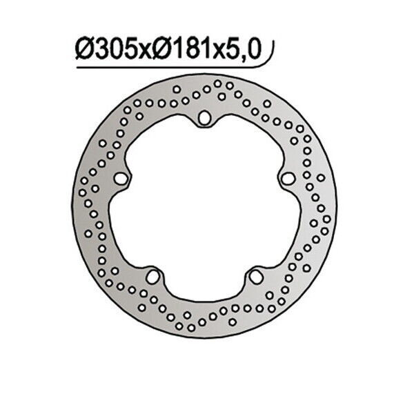 1044 NG DISCO FRENO ANT DX o SX per BMW 1200 R C Montauk 2000-2006