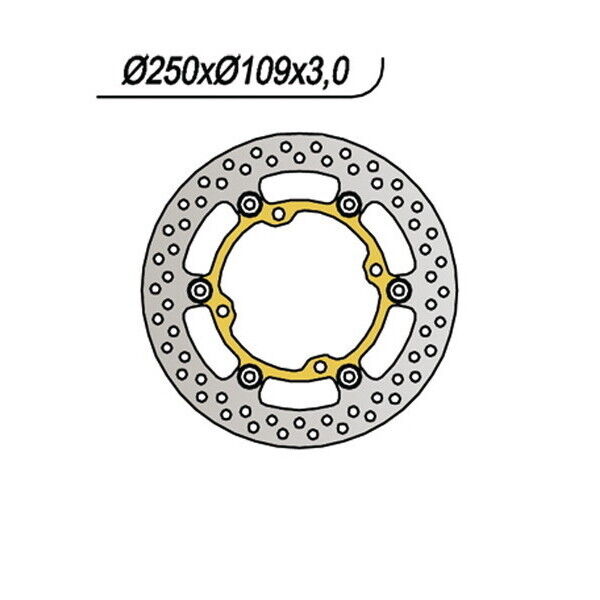 1031 NG DISCO FRENO ANT per KAWASAKI 250 KX F 2006-2014