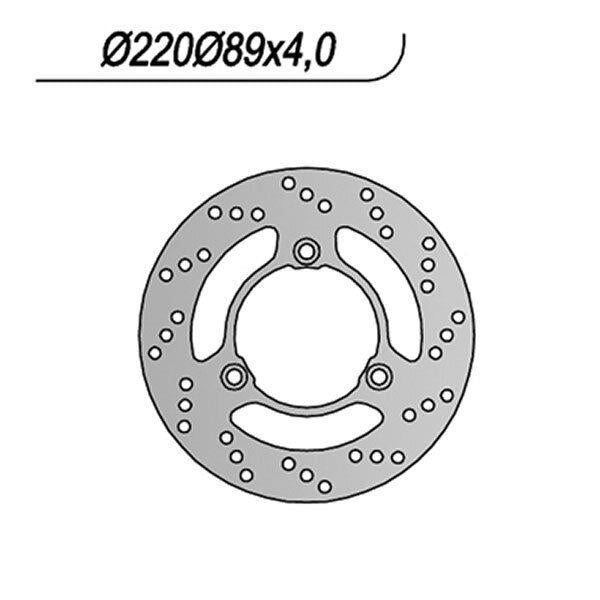 1113 NG DISCO FRENO ANT per SUZUKI 125 UX Sixteen 2007-2014