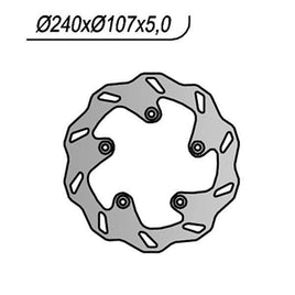 1171X NG DISCO FRENO POST per GAS GAS 700 SM 2022-2023