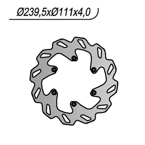 1172X NG DISCO FRENO POST per KTM 990 Adventure R 2009-2011
