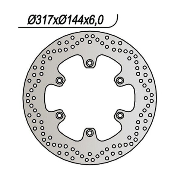 125 NG DISCO FRENO ANT per TRIUMPH 900 Legend TT (T309RT) 1999-2001