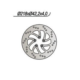 281 NG DISCO FRENO ANT per ITALJET 100 Millenium 2T 2000-2002