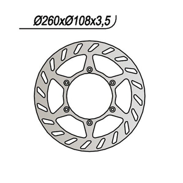 341 NG DISCO FRENO ANT per RIEJU 50 RR Castrol Series 1999-2001