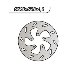 365 NG DISCO FRENO ANT per DERBI 125 Boulevard / Boulevard E3 2003-2007
