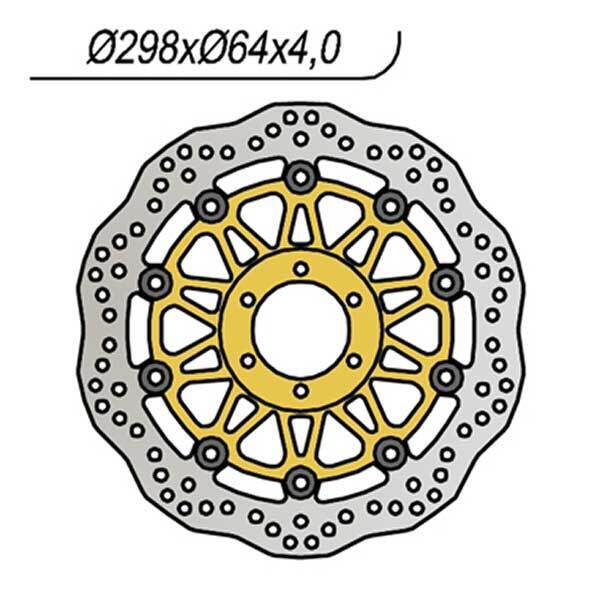 404X NG DISCO FRENO ANT DX o SX per YAMAHA 600 FZR R (4JH) 1994-1995