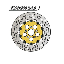 420 NG DISCO FRENO ANT per HARLEY DAVIDSON 1340 FXRS Low Rider Sport 1986-1986