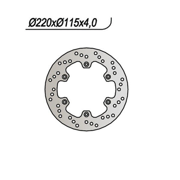 422 NG DISCO FRENO POST per YAMAHA 125 DT R 1999-2002