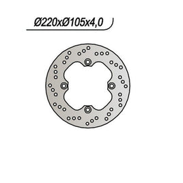 451 NG DISCO FRENO ANT per HONDA 150 SES Dylan 2002-2006