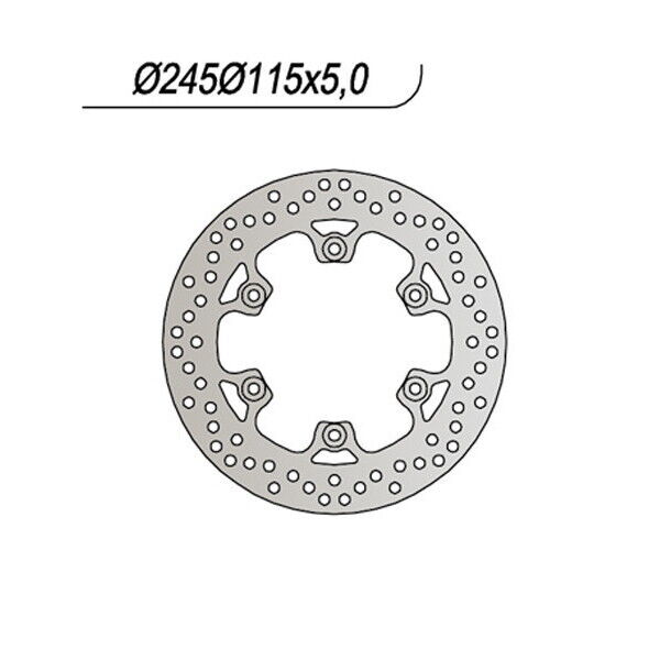 636 NG DISCO FRENO POST per DUCATI 900 SuperSport 1989-1999