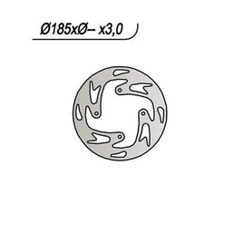 649 NG DISCO FRENO ANT per GAS GAS 200 TXT PRO 2003-2003