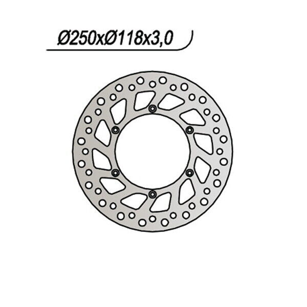 675 NG DISCO FRENO ANT per YAMAHA 400 WR F 2001-2001