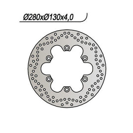 687 NG DISCO FRENO ANT SX per KAWASAKI 500 ER-5 1997-2007