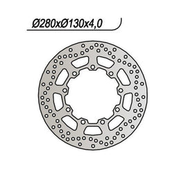 694 NG DISCO FRENO ANT per KAWASAKI 650 KLR 1990-1997
