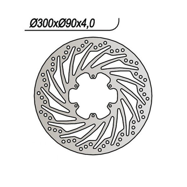 801 NG DISCO FRENO ANT OEM per BETAMOTOR 50 RR Motard (Ruote Lega) 2014-2014