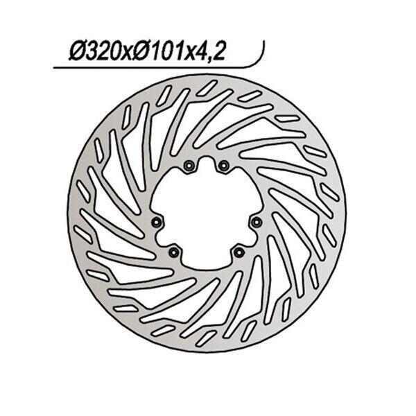 809 NG DISCO FRENO ANT per HONDA 250 CRF R 2004-2014