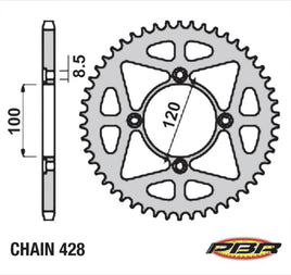 PBR Corona catena 428 - Z=58 per Beta RR Motard 125 4T LC EURO 5 2021 - 2024