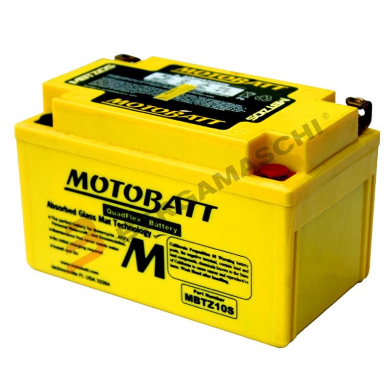 MotoBatt BATTERIA MBTZ10S PRECARICATA 12V 8,6Ah per SYM Symphony 125 2009 - 2014