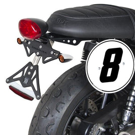 Barracuda PORTATARGA MODELLO "NAKED"  RECLINABILE per Triumph Street Twin 2017 - LGMoto SRL