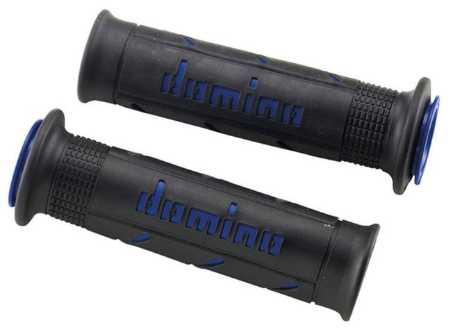 Domino Coppia Manopole Domino XM2 Super Soft universali nero/blu