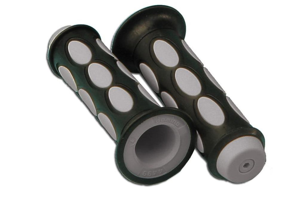 Domino Coppia Manopole Domino scooter universale grigio/nero 120mm