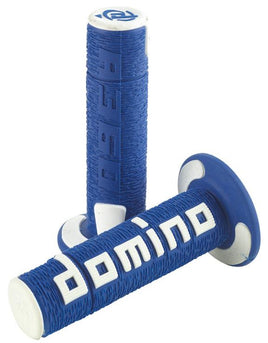 Domino Coppia Manopole Domino A360 blu / bianco universale 120mm