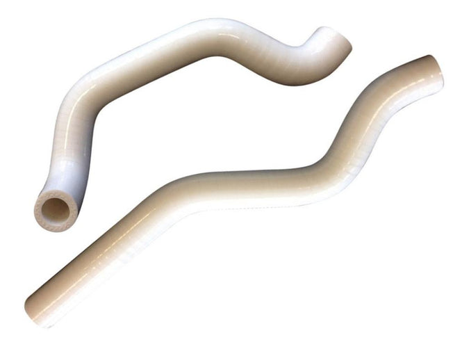 T4Tune 2 tubi acqua radiatore silicone bianchi per Rieju MRT 50 Minarelli AM6