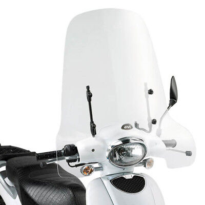 GIVI solo Parabrezza Trasparente 56 x 66 per Honda Vision 50-110 2011 - LGMoto SRL