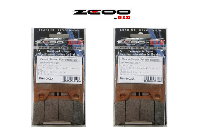 B002-EX ZCOO 2 Coppie pastiglie freno anteriore per BMW F 800 R 2012 2 - LGMoto SRL