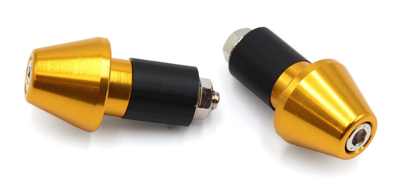 V PARTS Set contrappesi manubrio V PARTS conico alluminio 17.5mm - Rossi, blu, oro, silver, carbon