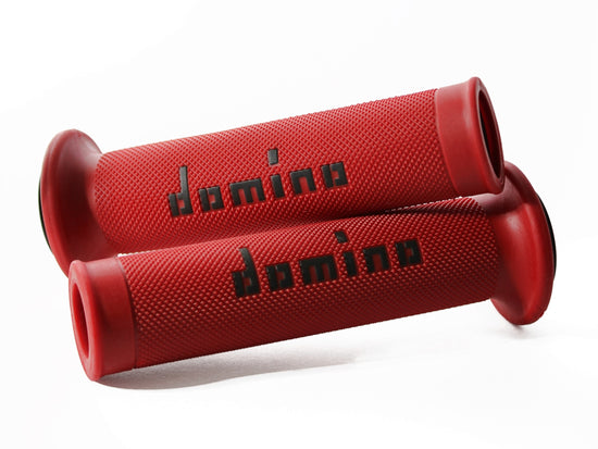 Coppia Manopole Domino A010 Strada Racing Aperte Moto super grip - LGMoto SRL