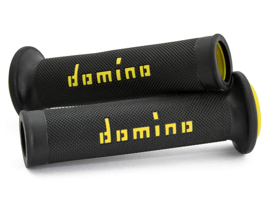 Coppia Manopole Domino A010 Strada Racing Aperte Moto super grip - LGMoto SRL