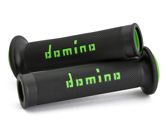 Coppia Manopole Domino A010 Strada Racing Aperte Moto super grip - LGMoto SRL